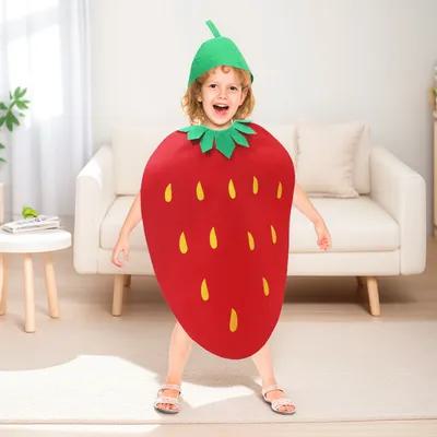 딸기 모양 과일 의상 1개, 어린이용 코스튬, 편안하고 - Easy Cosplay Prop 리뷰 및 가격