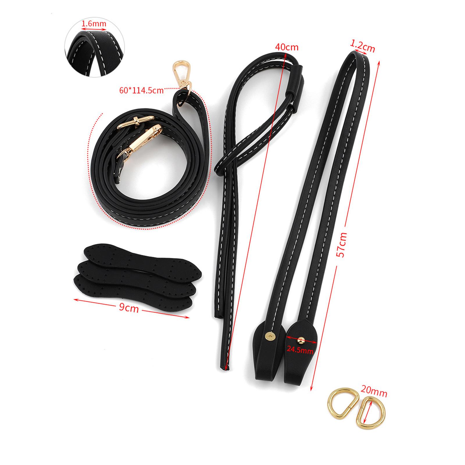수제 크로셰 가방 손잡이 세트, PU 가죽 숄더 스트랩 - D Ring Strap 리뷰 및 가격